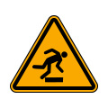 Warning of floor level obstacle
