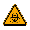 Warning of biological hazard
