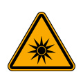 Warning of optical radiation