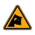 Warning of bull