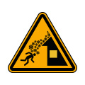 Warnung vor Dachlawine