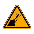 Warning Unstable cliff edge