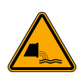 Warnung vor Abwassereinleitung