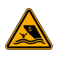 Warning Boating area