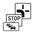 Panneaux de signalisation routière supplémentaires