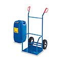 Drum trolley with solid rubber wheels