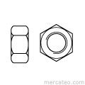 Stainless steel hex nuts