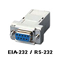 D-Sub 9 pin mail connector to Sub 9 pin femail connector