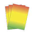 Colour gradient paper