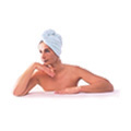 Asciugamano turbante per capelli