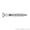 Stainless steel wood construction screw
