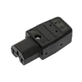 Schuko power cord CEE 7/7 Plug to IEC-60320 C15