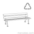 Plastic bench