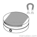 Permanent magnetic circular chuck