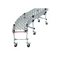 Flexible skate wheel conveyor