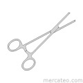 Tubing clamp forceps (medical supplies)