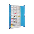 Mail sorting cabinet