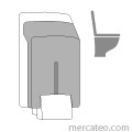 Toilet seat cleaner dispenser