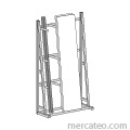 Vertical storage rack