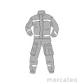 High-visibility coverall