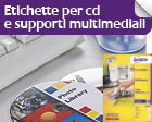 Etichette per CD e supporti multimediali
