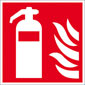 wolkdirekt 'Brandschutzschild, Alu, nachleuchtend, Feuerlöscher Größe: 20,0 x 20,0 cm' bei Mercateo kaufen...
