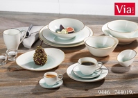 Geschirr-Serie Cosmo blau - 6er-Set Kaffeebecher: Detailansicht 1
