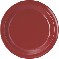 WACA Desserteller COLORA in rot, aus Melamin. Durchmesser: 19,5 cm. Bunt und