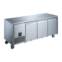 Dreitürige Kühltheke Polar U-Serie 420L Premium-Hochleistungsgeräte für die