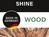 LED Holz Pendelleuchte SHINE WOOD einflammig Ø 20cm höhenverstellbar & dimmbar