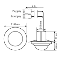 ESYLUX PD-C 360I/24 DUO DAL PLAF AANW SENS DUO DALI WAGO