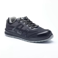 SF96 Wilson Steel Toe/Midsole Safety Trainers S1P SRC Black - Size FOUR