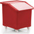 140 Litre Mobile Ingredient Trolley - Opaque (R206B) - Red