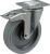 Produkt Bild von Stahl Lenkrolle mit Bremse mit Rad aus Performa ,Traglast 250 Kg