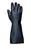 ULTRANEO 340 Gr. 9 Schutzhandschuh Latex, Zacken, glatt, 38cm, schwarz
