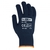 teXXor® Feinstrick-Handschuh BAUMWOLLE/NYLON blau, rote Noppen 1947_9 Gr.9