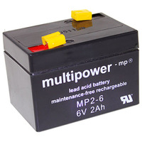Multipower MP2-6 lood-zuur batterij