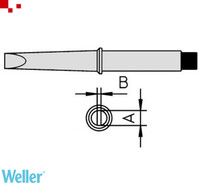 4CT5C6-1 | Lötspitze, Meißelform 310°, B=3,2mm