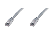 DIGITUS CAT 5e SF-UTP patch cable. Cu AWG 26/7. Color grey. Length 1m