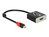 Adapterkabel mini DisplayPort 1.2 Stecker an HDMI 2.0 Buchse, 4K, 60Hz Aktiv, schwarz, 0,2m, Delock®