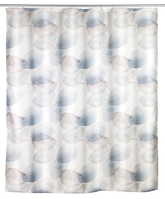 WENKO Anti-Schimmel Duschvorhang Navan, Textil (Polyester), 180 x 200 cm, wasserabweisend, waschbar