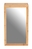 WENKO Spiegelschrank Bambusa, mit Magnetverschluss, Griffmulde und zwei Mittelböden
