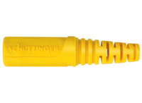 4 mm Kupplung, Lötanschluss, 2,5 mm², gelb, KU 09 L NI / GE