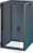 16 HE Schrank mit verglaster Tür und Rückwand, (H x B x T) 767 x 553 x 600 mm, I