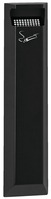Wandaschenbecher Arkea; 3l, 12x55x5 cm (BxHxT); grau/schwarz; rechteckig