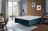 Hotelbett Standard Velours, ohne Rückenteil; 180x200x58 cm (BxLxH); dunkelblau;