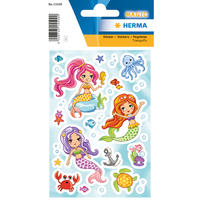 Sticker Little Mermaid, Transpuffy