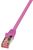 Cat.6 S/FTP, 2m networking cable Pink Cat6 S/FTP (S-STP)