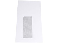 Staples Venster envelop Peel & Seal klep C6/C5 114 x 229 mm, 80 g/m², venster rechts (doos 500 stuks)
