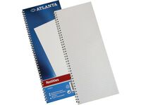 ATLANTA Notitieboek met Spiraal, 330 × 135 mm, Gelinieerd (pak 5 blokken)